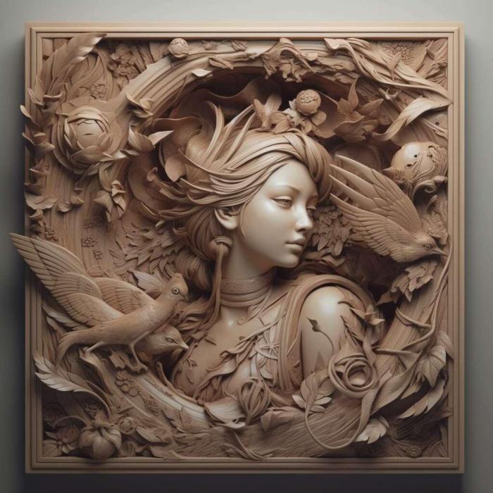 نموذج ثلاثي الأبعاد لآلة CNC 3D Art 